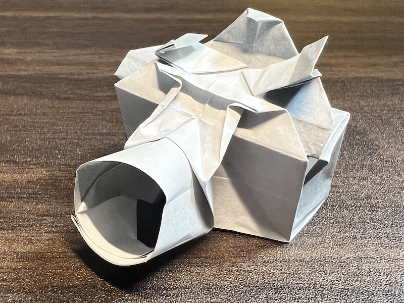 折り紙のカメラ（折り方）