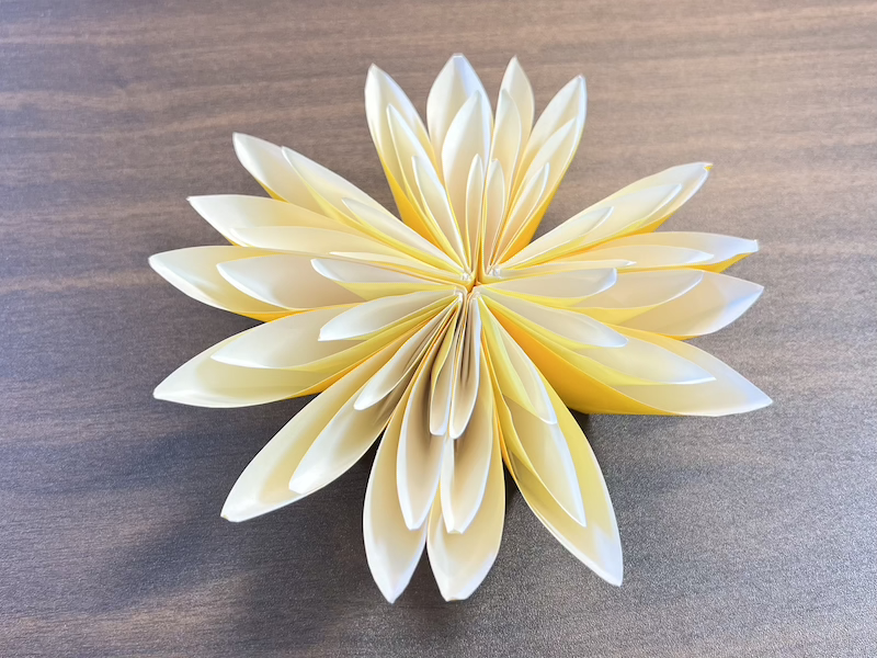 折り紙の菊（簡単）