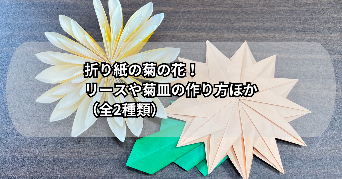 折り紙の菊