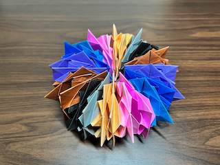 折り紙の万華鏡（24枚）