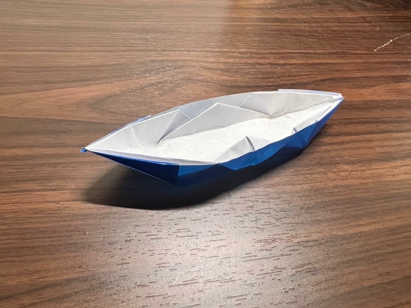 折り紙の立体な船