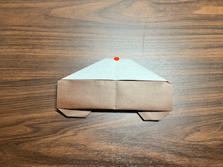 折り紙の車（パトカー）